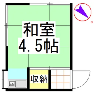 春日斉藤荘【2階】の間取り