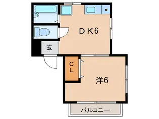 DAKOTA HOUSE【1階】の間取り