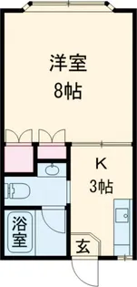 新潟県長岡市平島2【アパート】の間取り