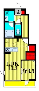 East Cote【1階】の間取り