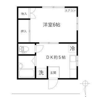 フローレンハイツ【1階】の間取り