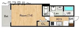 埼玉県所沢市大字下安松【アパート】の間取り