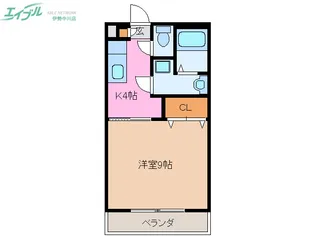 メルヴェーユ【2階】の間取り