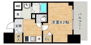 大阪府大阪市東住吉区北田辺2【マンション】の間取り
