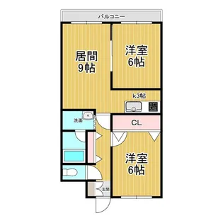 ラ・プラウ【3階】の間取り