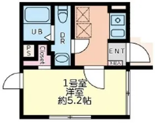 東京都品川区小山6【マンション】の間取り