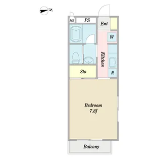 ヴィラージュ【1階】の間取り