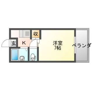 エステートタカツキ【2階】の間取り