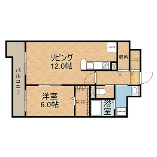 エヴァーグリーン思案橋【11階】の間取り