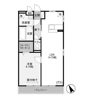 埼玉県深谷市国済寺町【アパート】の間取り