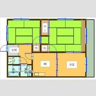 メゾン西川手【2階】の間取り