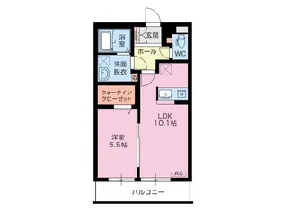 セレスト【5階】の間取り