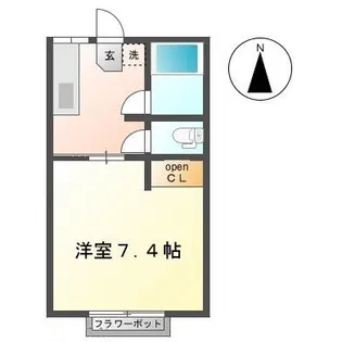 マエサンハイツ希望が丘【2階】の間取り