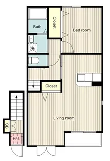 グレイスカルム【2階】の間取り