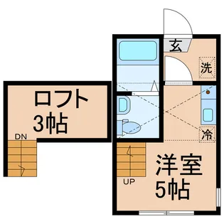 神奈川県横浜市保土ヶ谷区釜台町【アパート】の間取り