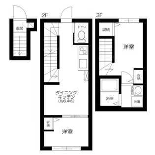 東京都中野区東中野3【マンション】の間取り