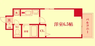 大阪府大阪市港区市岡1【マンション】の間取り