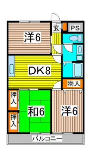 長澤マンション【3階】の間取り