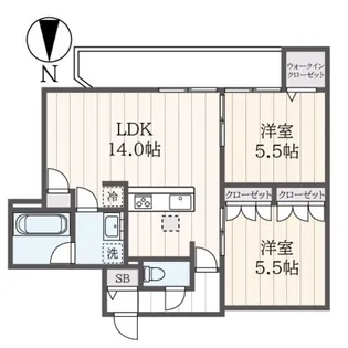 Laule´a A【1階】の間取り