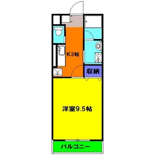 Honrade(オンラード)【2階】の間取り
