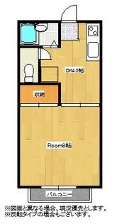 宮城県仙台市太白区青山2【アパート】の間取り