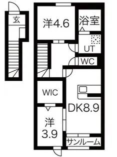 M&T神町北III【2階】の間取り