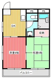 杉田ハイツ【3階】の間取り