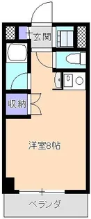 1Rの間取り画像