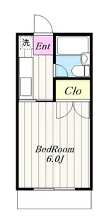 オリエントハイツNO.3【1階】の間取り