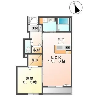 ブランシェ monet【1階】の間取り