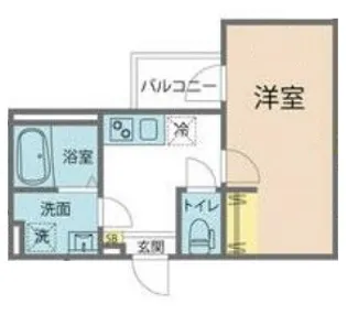 カインドネス中央林間【1階】の間取り