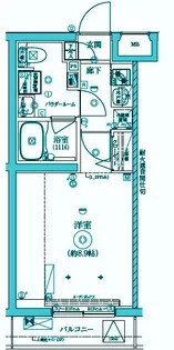 リルシア西馬込【1階】の間取り