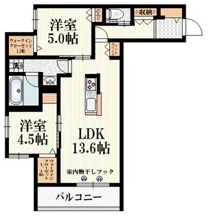 エルズプラス高円寺南【2階】の間取り