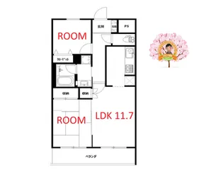 レクセル保土ヶ谷【3階】の間取り
