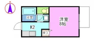 1Kの間取り画像