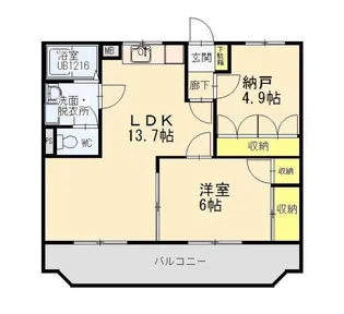 サンハイム藤【2階】の間取り