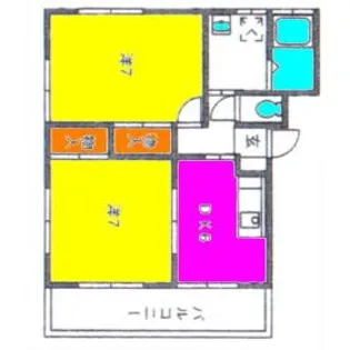 内伴木ツインロックス【1階】の間取り