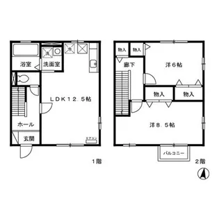 パセオ・ヒロの間取り
