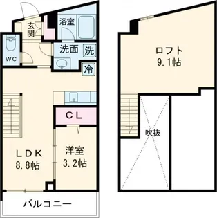 MAXIV西荻窪AZ【4階】の間取り