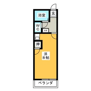 八田アーバンハイツ【1階】の間取り