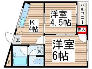 グランドネス根本【3階】の間取り