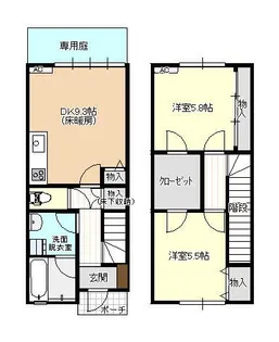 ファイン西荒屋の間取り