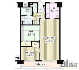 東京都小金井市東町4【マンション】の間取り