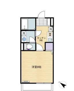 埼玉県所沢市東所沢1【アパート】の間取り