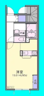 ハピネスII【1階】の間取り