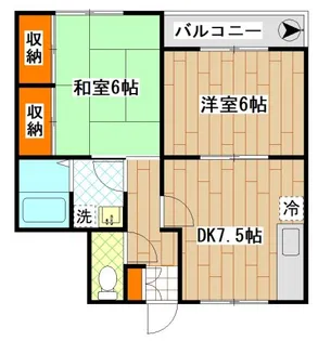 メゾンアゼリア【2階】の間取り