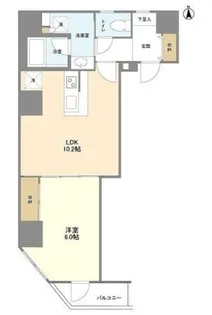 シェフルール新御徒町1【9階】の間取り
