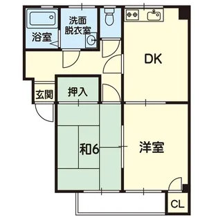 ヒルズnagamine【2階】の間取り