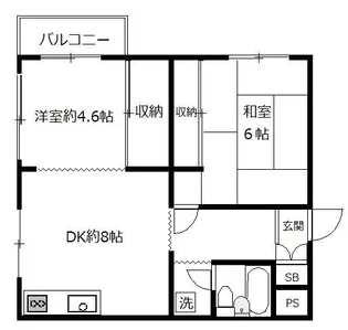 マンションフロール1【3階】の間取り
