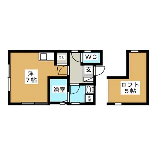 サニーヒルズ山手【2階】の間取り